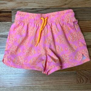 NWOT VINEYARD VINES size Small 7/8 Pink and Orange Fish Shorts